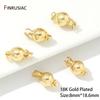 18K Gold Plated Brass Round Ball Insert Clasps For Jewelry Making Handmde Bead Safety Clasps DIY Accessories,Jewelry Findings