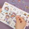 10/20/50Pcs Cute Cartoon Patterns PVC Stickers Waterproof Transparent Notebook Decoration Scrapbook Decor DIY