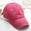 Retro Washed Baseball Cap - Suitable for Both Men and Women. Single- Soft Top. Adjustable Outdoor Casual Hat.