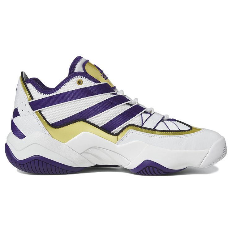 Adidas Top Deset 2010 Lakers Pánské Tenisky Bílá Cloud-White Tým-College-Fialová HQ4624