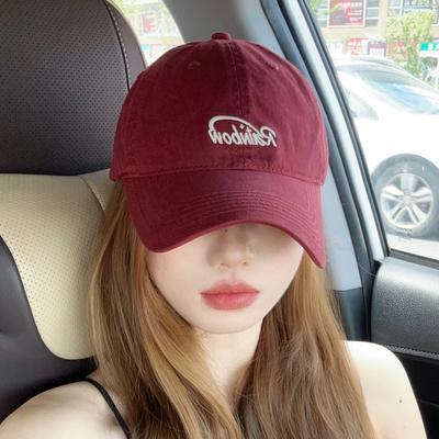 Fashion Trendy Brand Soft Top Letter Embroidery Cap Children's Summer Outdoor Leisure Versatile Couple Baseball Cap