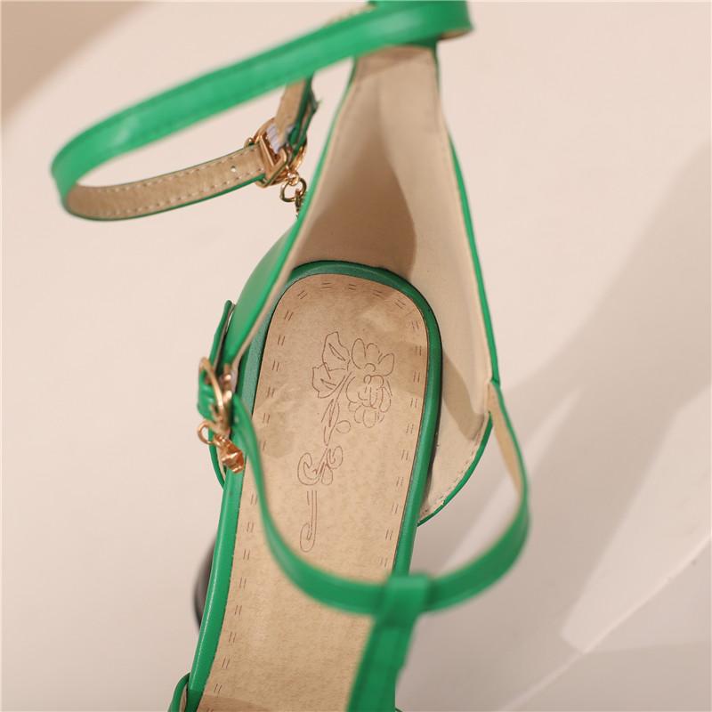 Sandales à talons hauts pour femmes, plateforme imperméable sexy, sandales à bout surdimensionné à talons épais