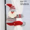New Magic Tape Christmas Curtain Tieback Santa Claus Snowman Elk Curtain Holders Plush Tied Belt Curtain Strap Home Decor