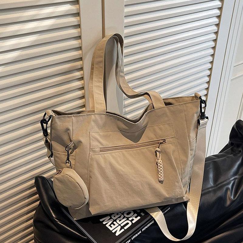 Casual Women's Tote Bag Lightweight Nylon Versatile Shoulder Bag Large Capacity Women Crossbody Bags College Girls Handbag
