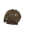 Simple Versatile Kids Fleece Lined Thermal Warm Top Boys Girls Children Casual Clothing