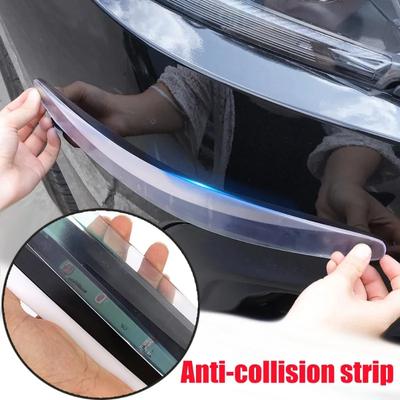 Zderzaki samochodowe Pasek antykolizyjny Uniwersalny przedni tylny zderzak Narożnik ochronny Ochrona przed zarysowaniami Dekoracja PU 40x5cm