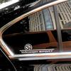 2025 Caldo 2pz Decorazione Carrozzeria Finestrino Bagagliaio Emblema Accessori Auto Adesivo Per Volkswagen Polo T5 Golf 5 6Passat Magotan Tour