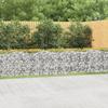 Arched Gabion Raised Bed 600x50x100 Cm Galvanized Iron