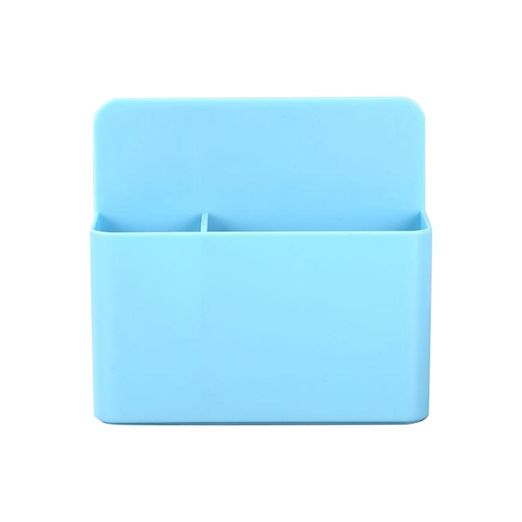 Magnetic Whiteboard Pen Holder Plastic Multifunctional Storage Box Organizer for Office Classroom Desk Accessories with Strong Adhesive Backing