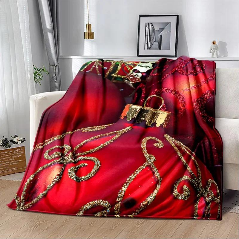 Merry Christmas Tree Santa Claus Kids Gift Cartoon Plush Blanket,Flannel Blanket Throw Blanket for Living Room Bedroom Bed Sofa