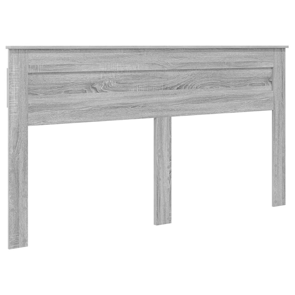 Headboard Grey Sonoma Wood Based Material