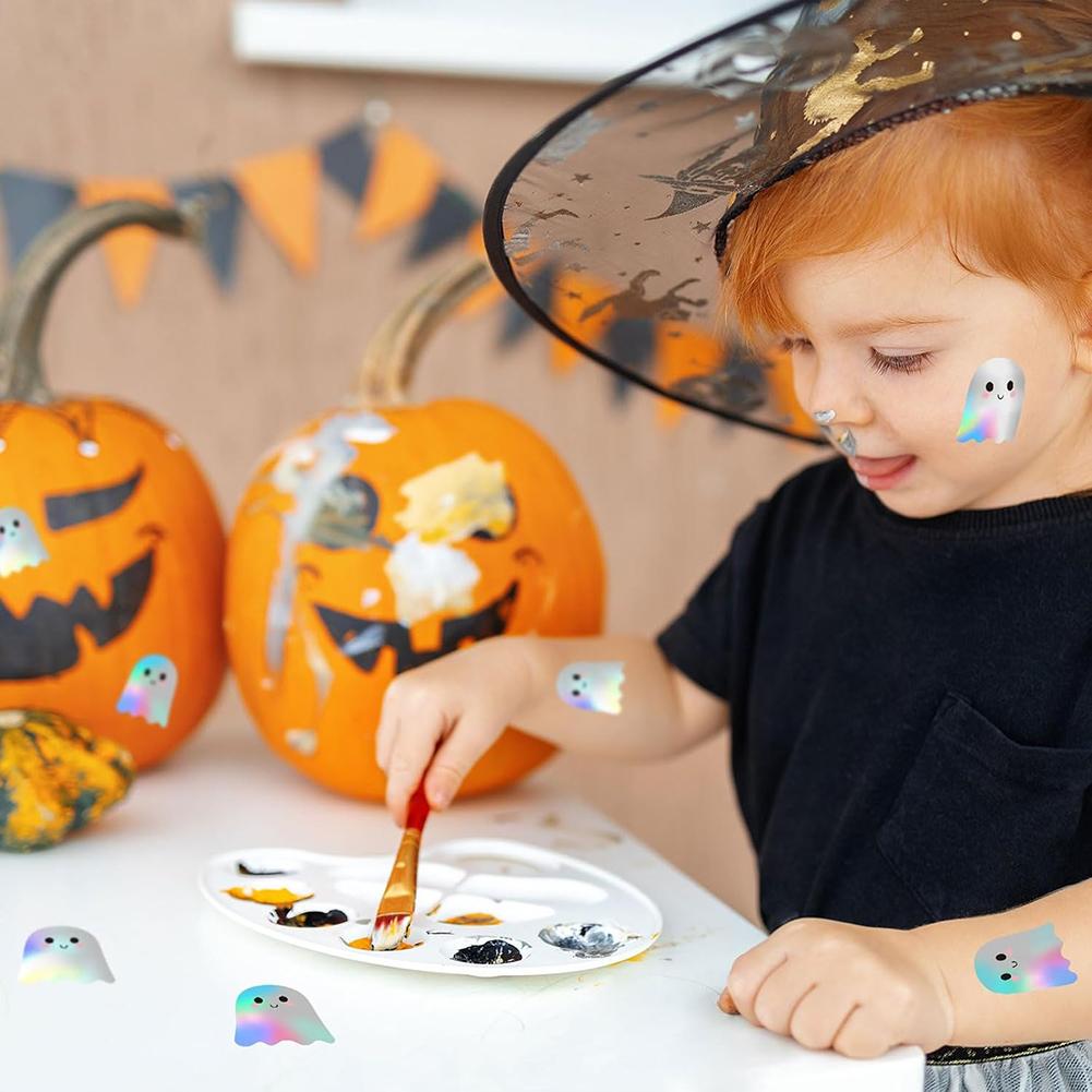 Sturdy Decoration Stickers For Halloween Multifunctional Round Labels 500 Count Stickers For Present Bags