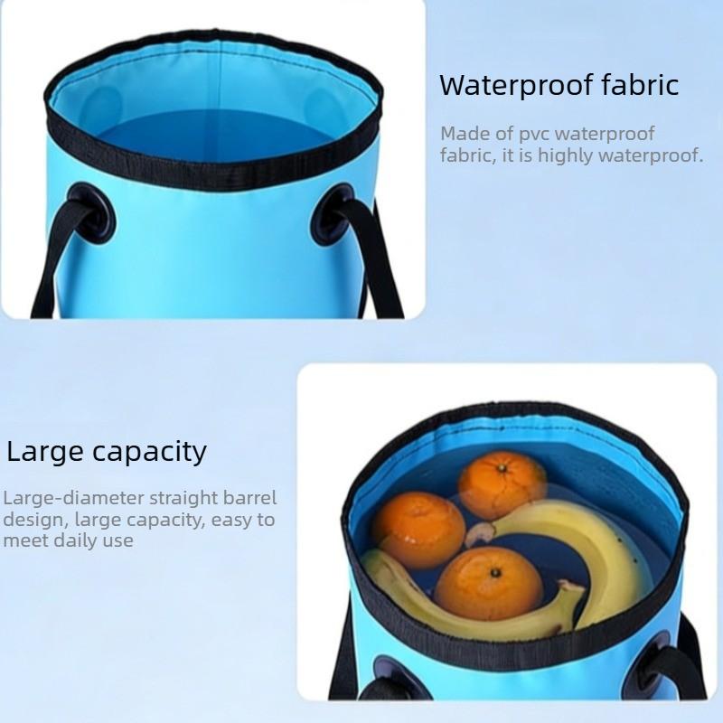 Portable Camping Water Bucket Foldable Collapsible Washing Outdoor Storage for Car Wash Fishing Hiking Picnic Activities