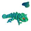 3D New Multi-joint Movable Simulation Eyes Printing Chameleon Figures for Home Accessories Kids Gift Living Room Decoration