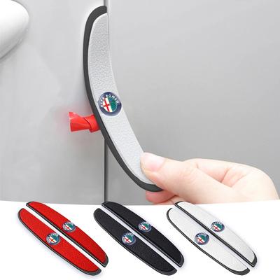 Car Door Anti-Collision Badge Rearview Mirror Sticker for 159 Giulietta 147 Mito Giulia 156 GT Stelvio Decoration