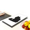 GLAS-SCHNEIDEBRETT 30x52 Katze