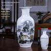 Modern Minimalist Ceramic Vase for Dried Flowers - Porcelain Ornament for Living Room Decor