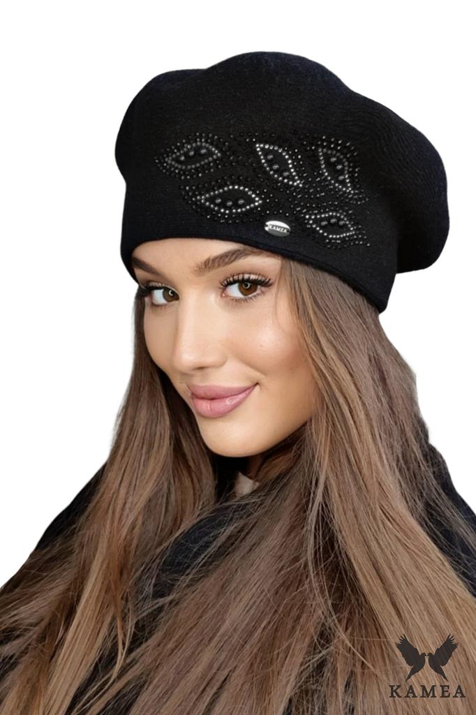 Heidi Women' Winter Beret Black