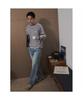 8SECONDS V-Neck Track Knit Gray