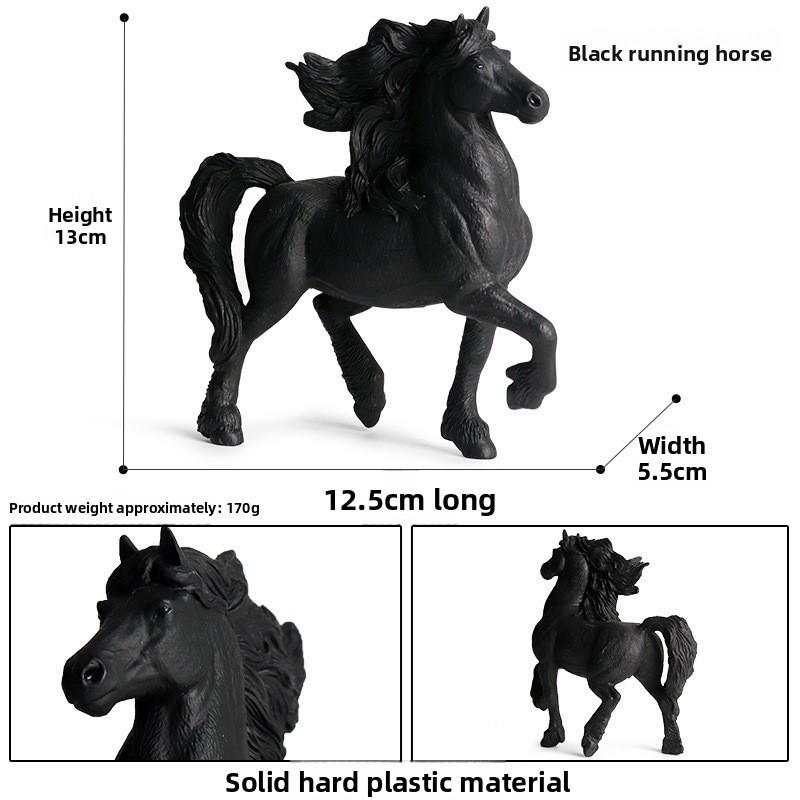Wild Animal Model Kids Educational Toy Plastic Horse Figurine For Children Play