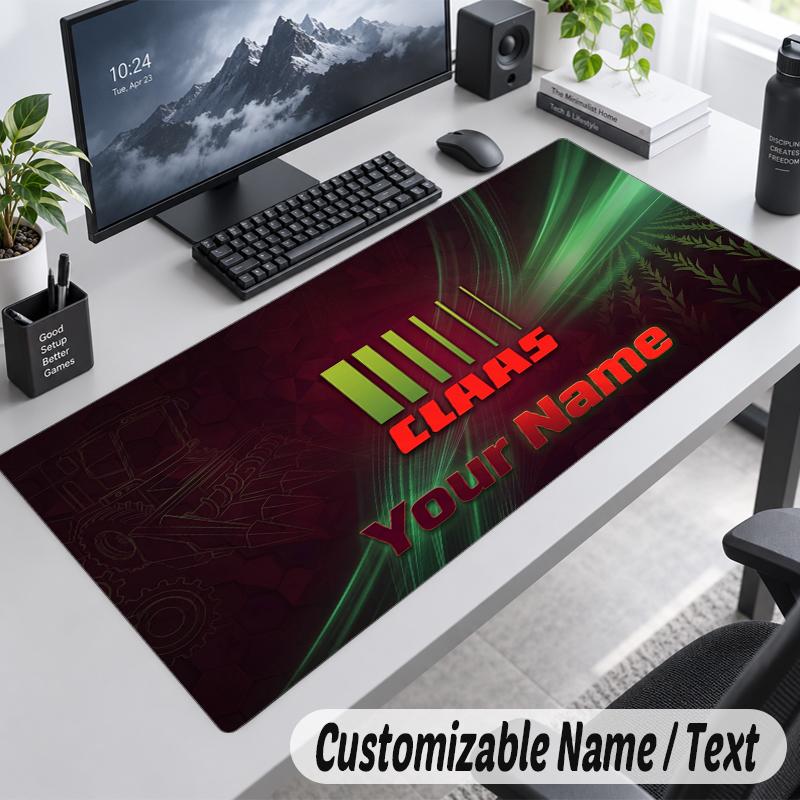 Custom Name Text Mouse Pad CLAAS Personalized Desk Pad For Work And Gaming