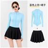 Womens UPF 50 Long Sleeve Rash Guard Swimsuit Full Body Sun Protection Diving Suit Surfing Swimming