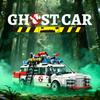 Mini Ghost Racing Car Building Blocks 562PCS MOC RetroAmbulance Bricks DIY Assembly Toy Adults Halloween Christmas Birthday Gift