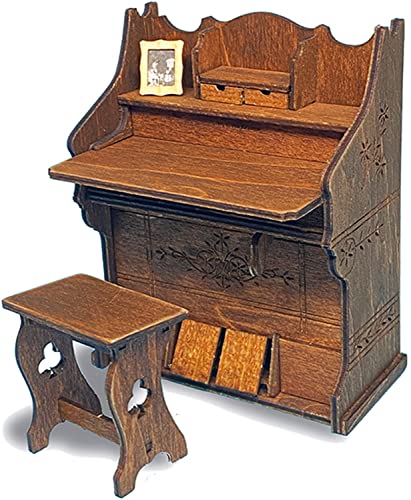 

Asunarou Model 1/12 Scale Chair and Furniture Dongurisha Series 52: Old Small Desk and Chair, Miniature Accessory, Molded Color