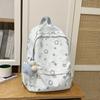Korean Schoolbag Junior High School Girls Ins Fresh Stars High Value Backpack High School Students Large Capacity Lightweight Backpack