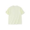 Anta Alphabet Print Round Neck Short Sleeve T-shirt Unisex Tops Coconut-Palm-Green 152328149-2