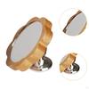 Espresso Lens Recording Mirror, Reflective Flower-shaped Adjustable Mirror Surface for Home,