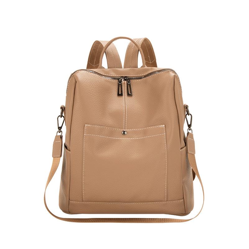 

Модный рюкзак, Легкий женский рюкзак, Повседневный дорожный школьный рюкзак большой вместимости хаки