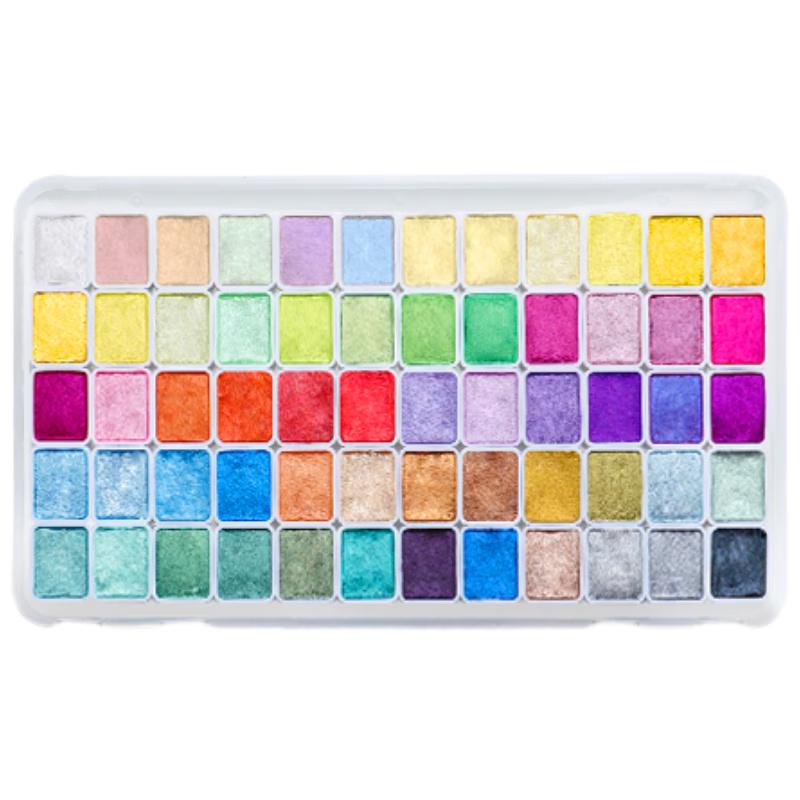 Dan Kelin Shimmer Pearlized Solid Watercolor Paint Set