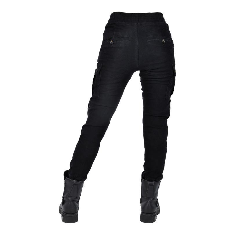 Motorcycle Riding Pants Casual Locomotive Kevlar Drop-proof Camouflage Jeans Threaded Trousers Bundle Legs Ladies Rider