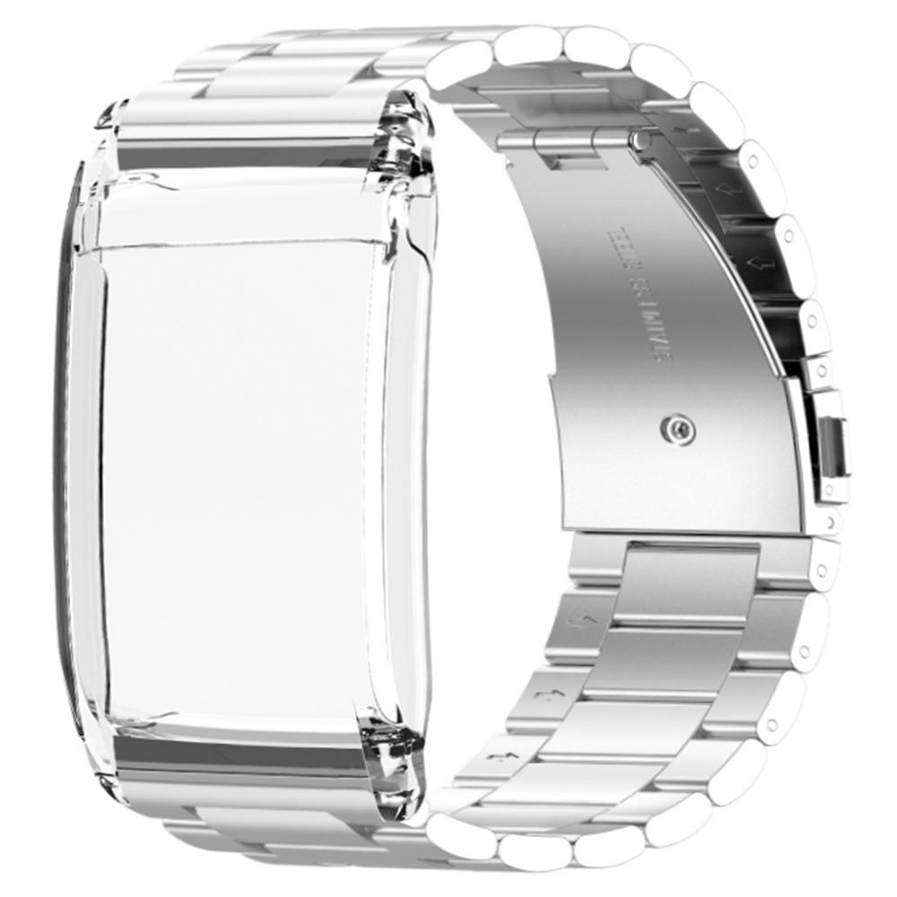 

Для браслета годинника WHOOP 4.0 Суцільний металевий ремінець з 3 ланок, інтегрований із захисним чохлом Silver/Transparent