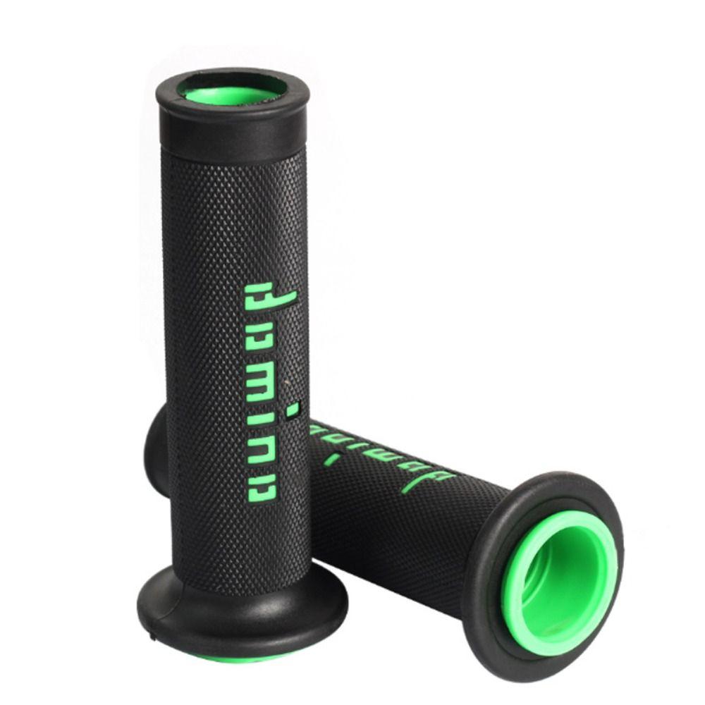 

2pcs 22/24MM Handle Bar Grip Cover High Quality Motorcycle Handlebar End зелений