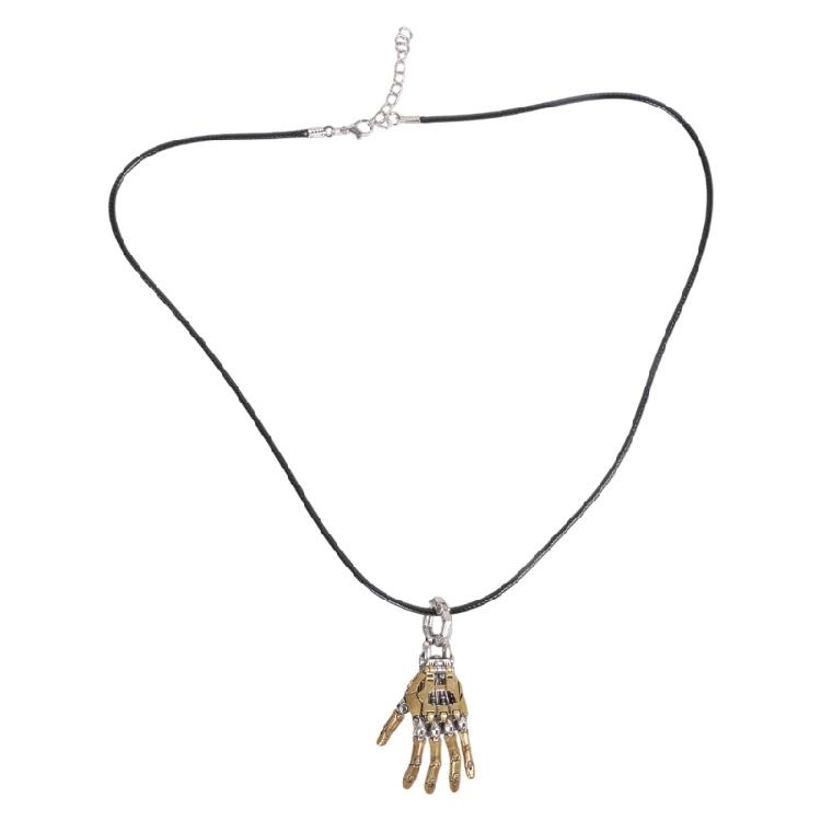 Futuristic Mechanical Arm Necklace Ergonomic Copper Construction Contemporary Styles Gift for Adults