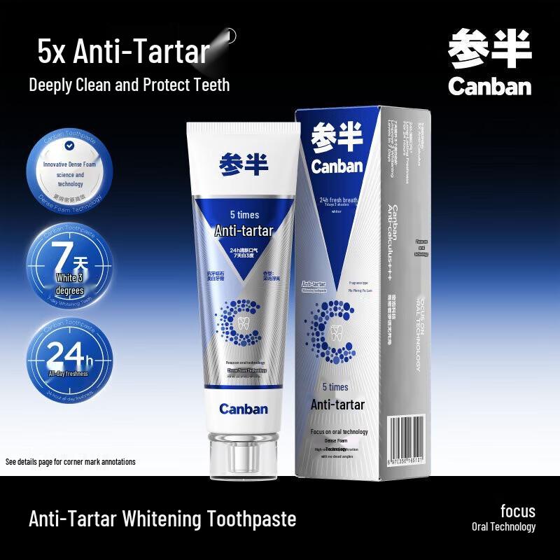 Canban Anti-Calculus Whitening Toothpaste