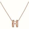 Love Home High-Quality CNC Gold-Plated 'H' Choker Necklace - Available In Rose Gold, White, Milk Tea Colors & Various Sizes