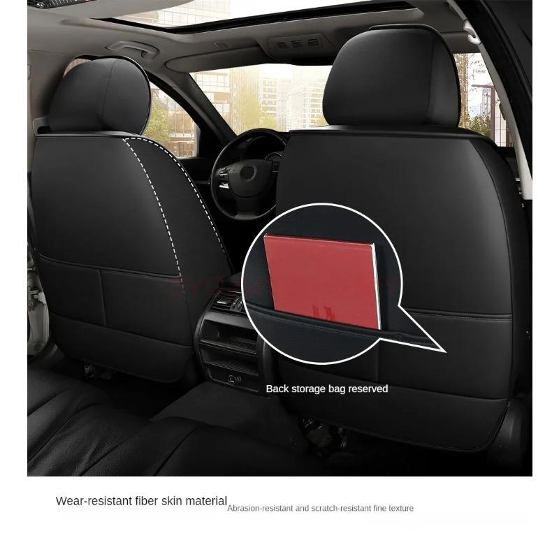 Two Pieces of Pu Leather Car Seat Covers for Jeep Grand Cherokee, Toyota Avensis T25 and Toyota Yaris