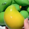 Interactive Sensory Toy Crunchy Mango Squeeze Stress Ball, Color Changing Fidget with Crisp Tactile Reliever Sound, High Elastic Decompression