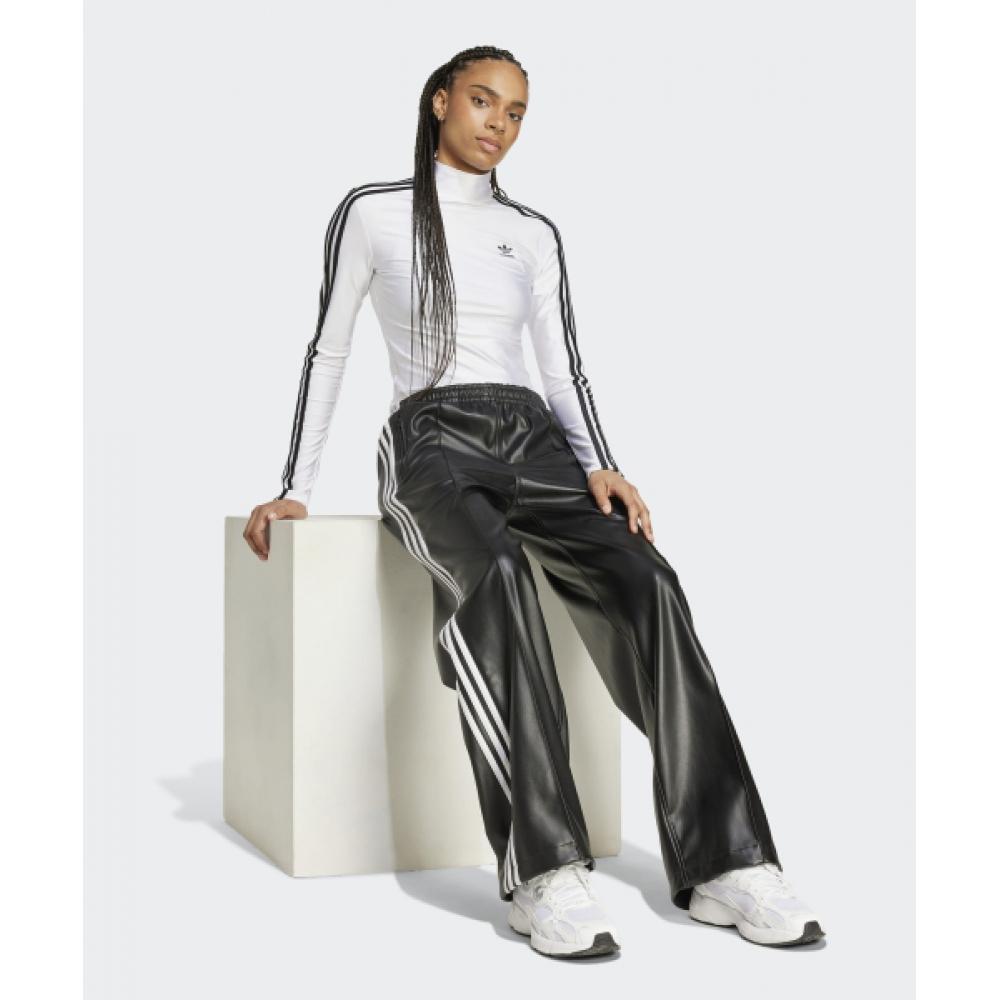 Adidas 3s Turtleneck Long Sleeve Tee   White Jg1535