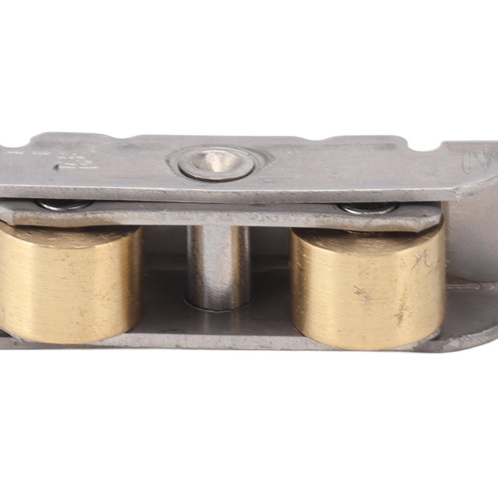 4PCS Stainless Steel Window Rollers Heavy Duty With Screws Sliding Roller Assembly Copper Ball Wheels