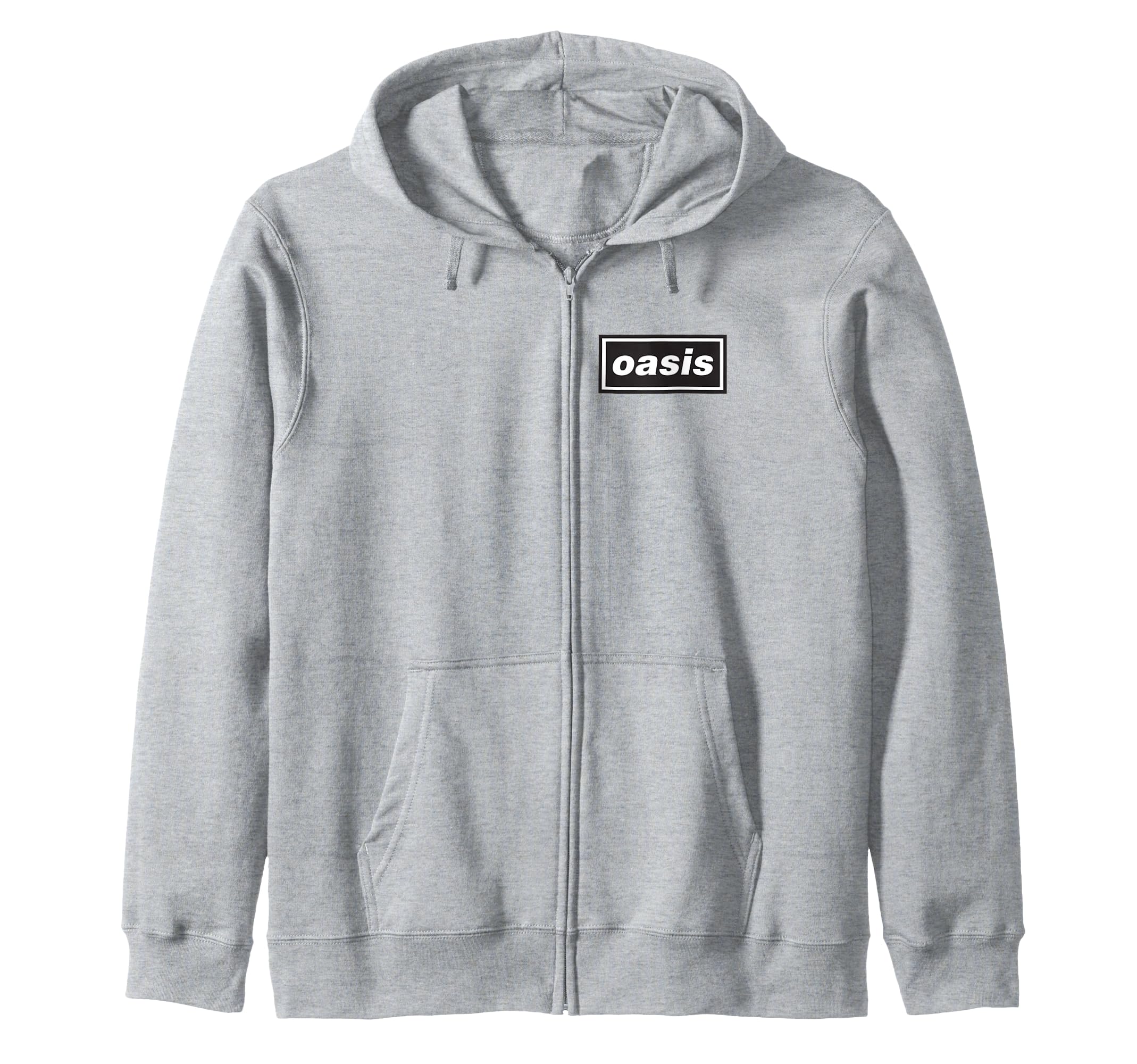 

Oasis – Pocket Hit Logo Grey Zip Hoodie
