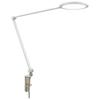 OHM Electric LED Arm Light, Dimmable and Color-Adjustable, Clamp Light, Desk Light, Desk Stand, AS-LDC6K-W 06-1947 OHM