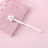 1 Pcs Cute Cartoon Kawaii Animal Cat Pink Pig 0.5mm Gel Pen Student Plastic Writing Pens Escolar Papelaria Office Stationery