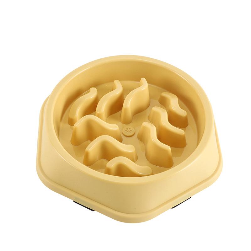 Slow-feeding, Anti-choking, Anti-slip, Anti-slip, Dog and Cat Food Bowl, Design, Prevents Overfeeding, Anti-tilting.