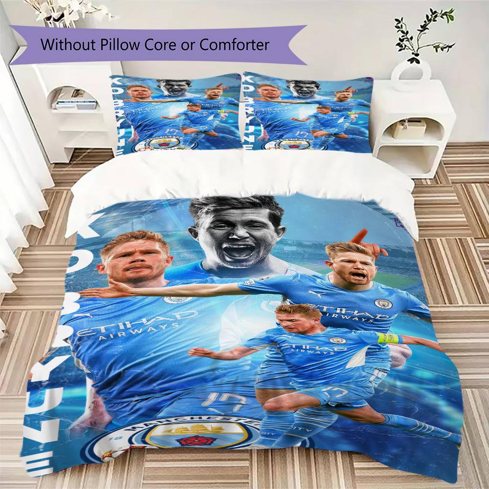 Former Manchester City F.C. Belgian athlete Kevin De Bruyne Home Decoration Soft Bedding Down Pillowcase Duvet Cover (without core) 3