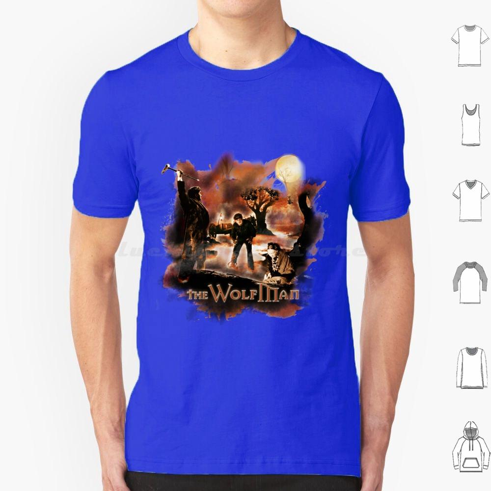 The Wolfman T Shirt 6xl Cotton Cool Tee Horror Fan Wolf Halloween 1941 Classic Movies Werewolf Monster Wolfman Horror Classic