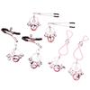 1 Pairs Bell Milk Clip Breast Clip Female Clitoris Clip Couple Sex Toy Massage Stimulation Adult Nipple Training Tool